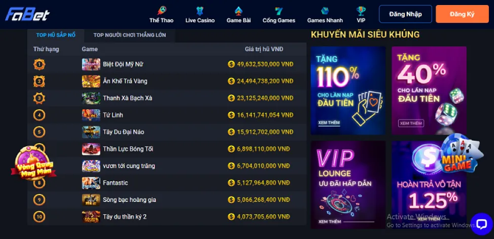 Bắn Cá Đổi Thưởng 368.bet