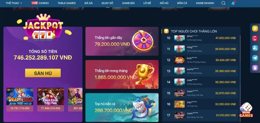 Nổ Hũ Uy Tín 368.bet